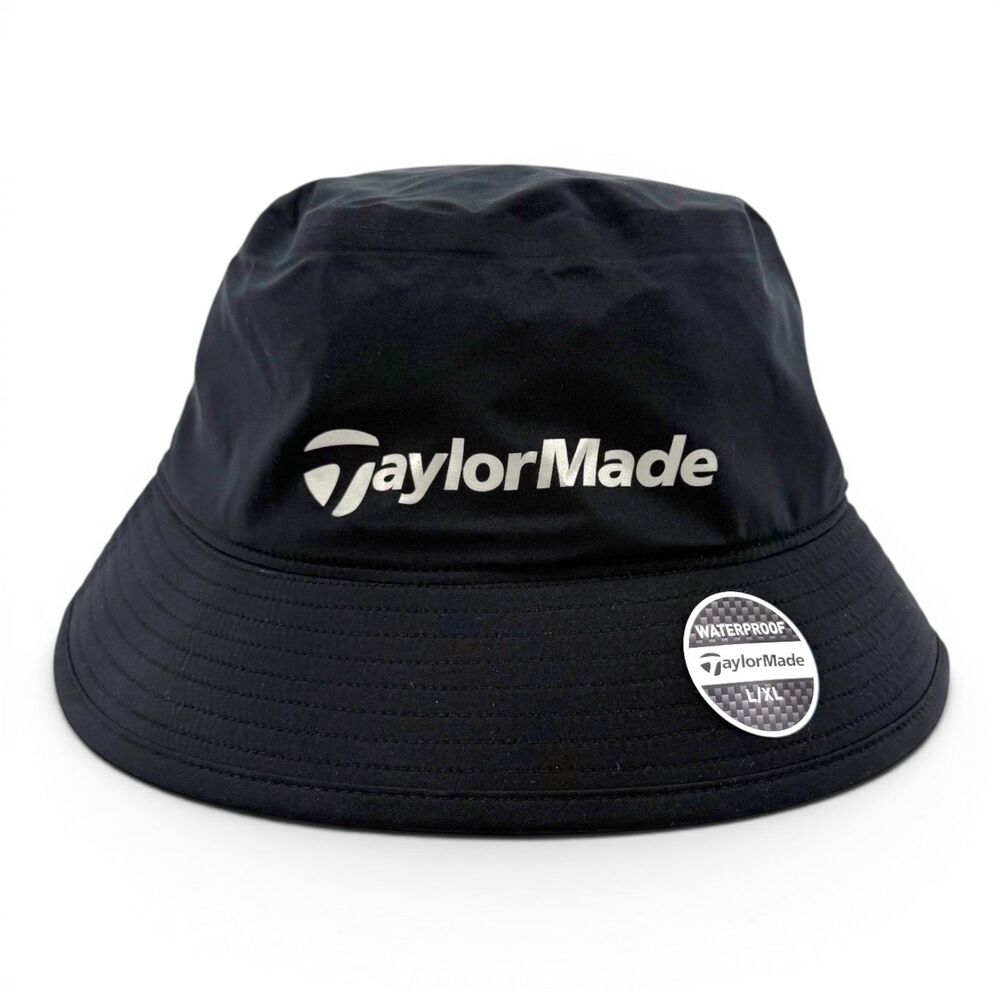 NWT TaylorMade Men's Golf Storm Bucket Hat Black L/XL